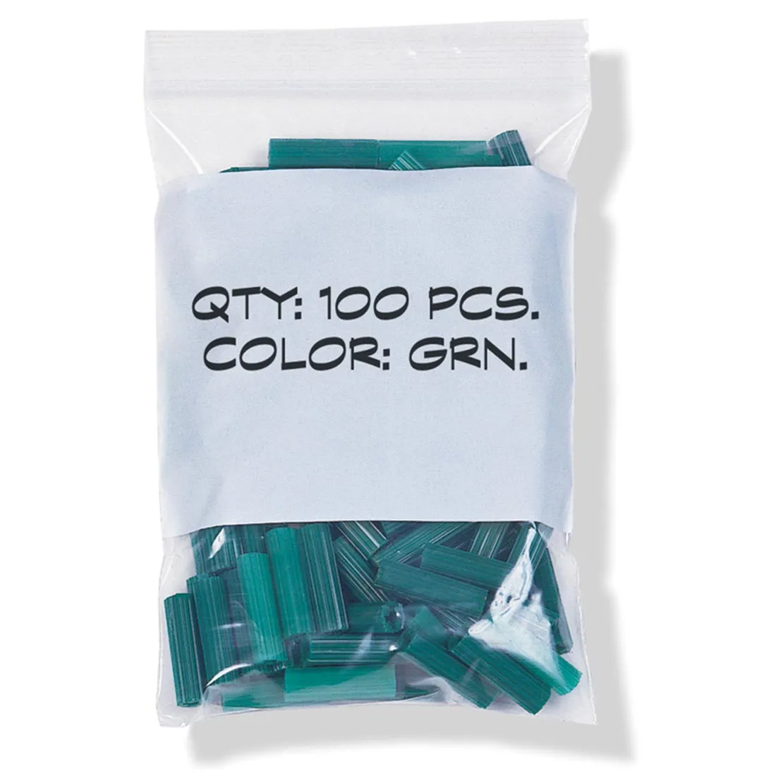 6" x 8" 2 mil Single Track Zipper Bag w/ Write-On Block -- Pint Size, 1000/CS