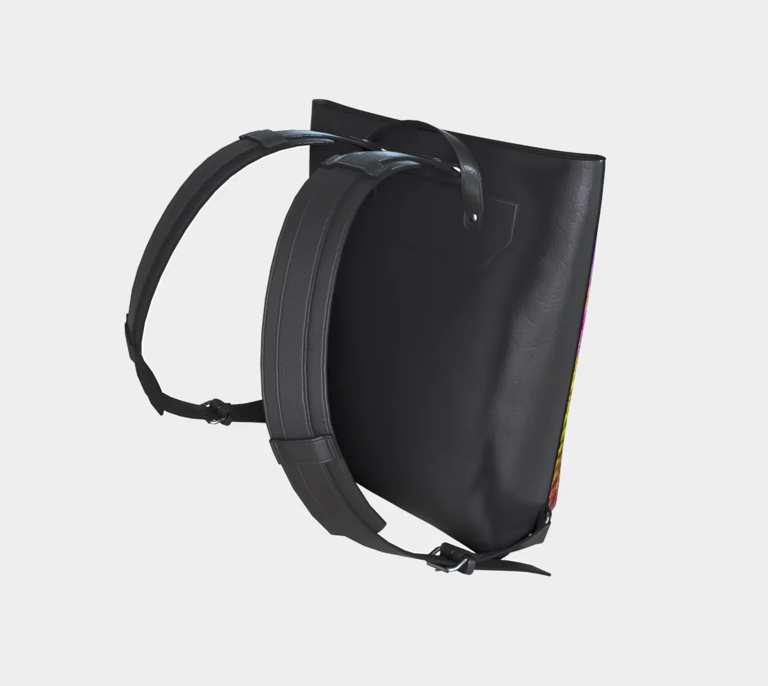 Allium Faux Leather Backpack