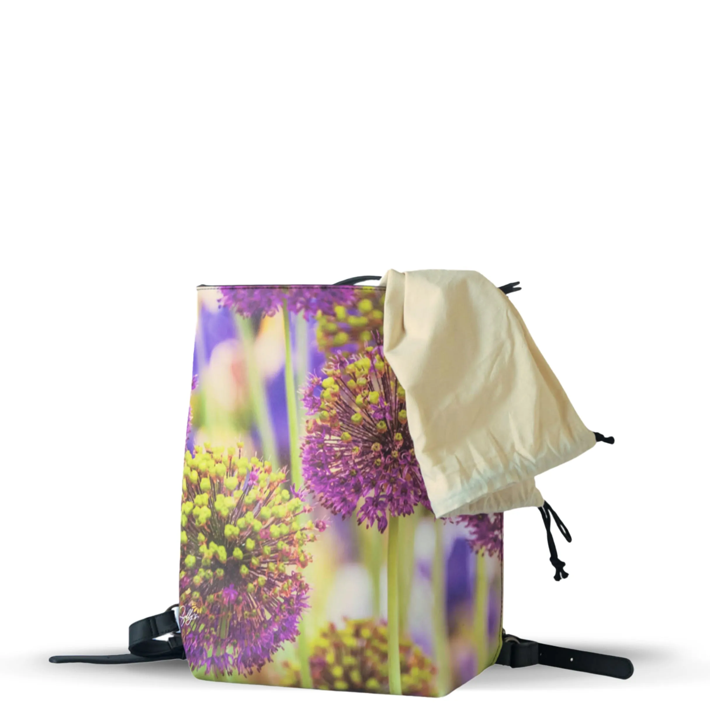 Allium Faux Leather Backpack
