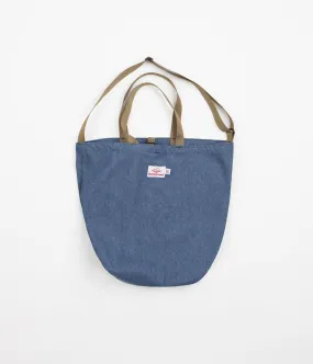 Battenwear Packable Tote Bag - Blue / Tan