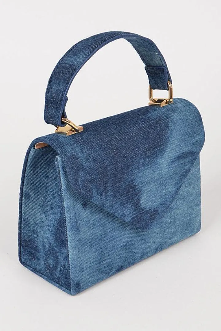 Best Friend Denim Clutch