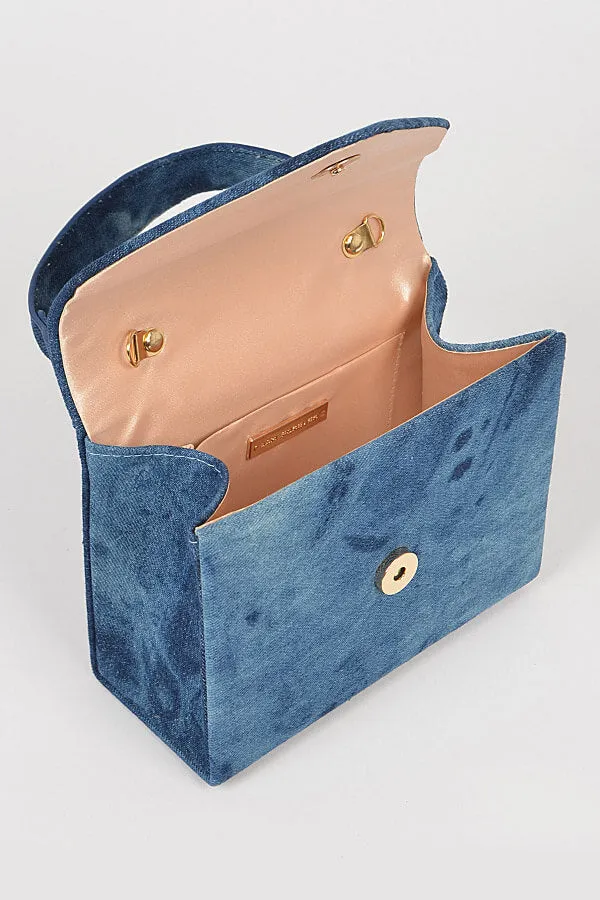 Best Friend Denim Clutch