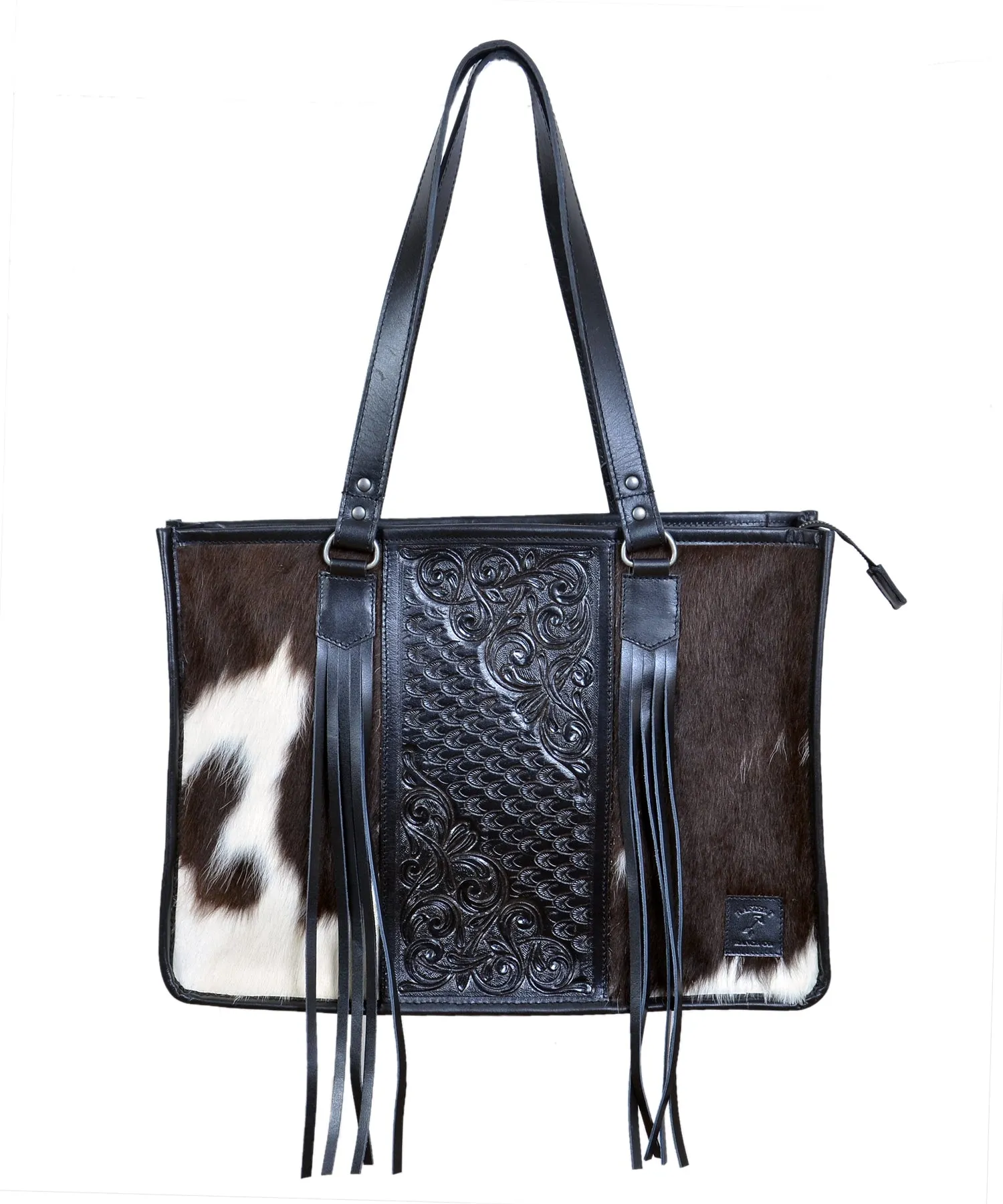 BLACK TOOLED BRIEFCASE