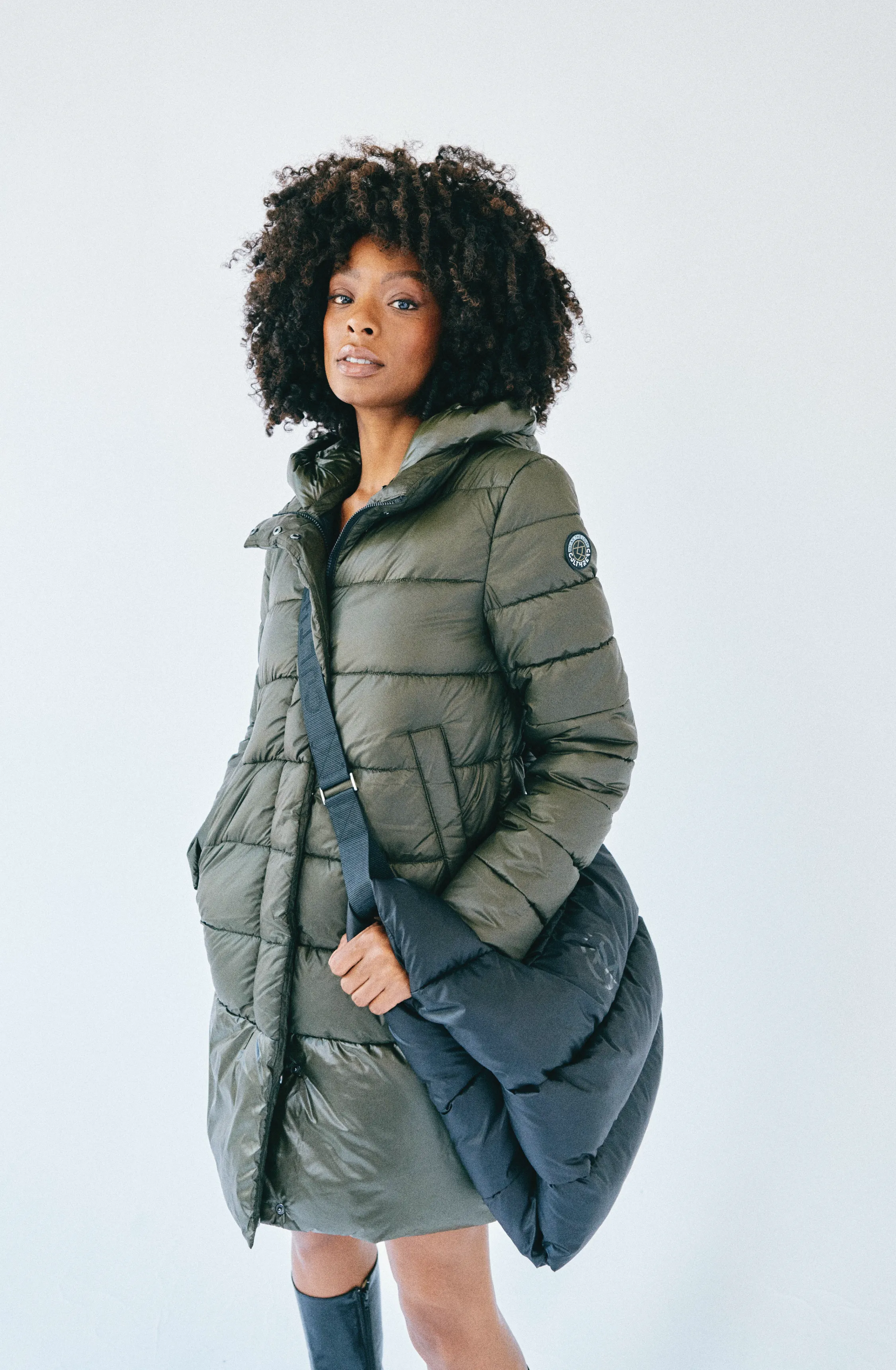 Eco-Friendly BONCHURCH Crossbody Puffer Bag
