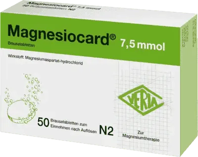 MAGNESIOCARD 7.5 magnesium aspartate, aspartame, sodium, potassium
