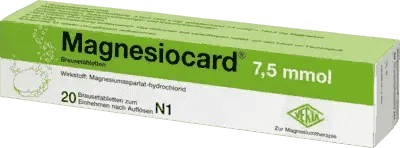MAGNESIOCARD 7.5 magnesium aspartate, aspartame, sodium, potassium