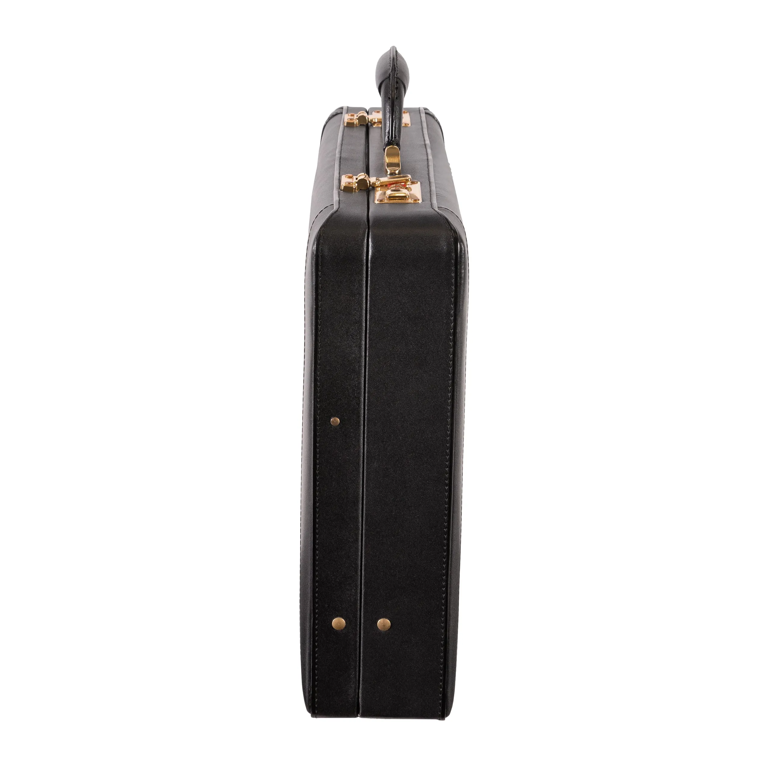 McKlein DALEY Leather 3.5" Attaché Briefcase