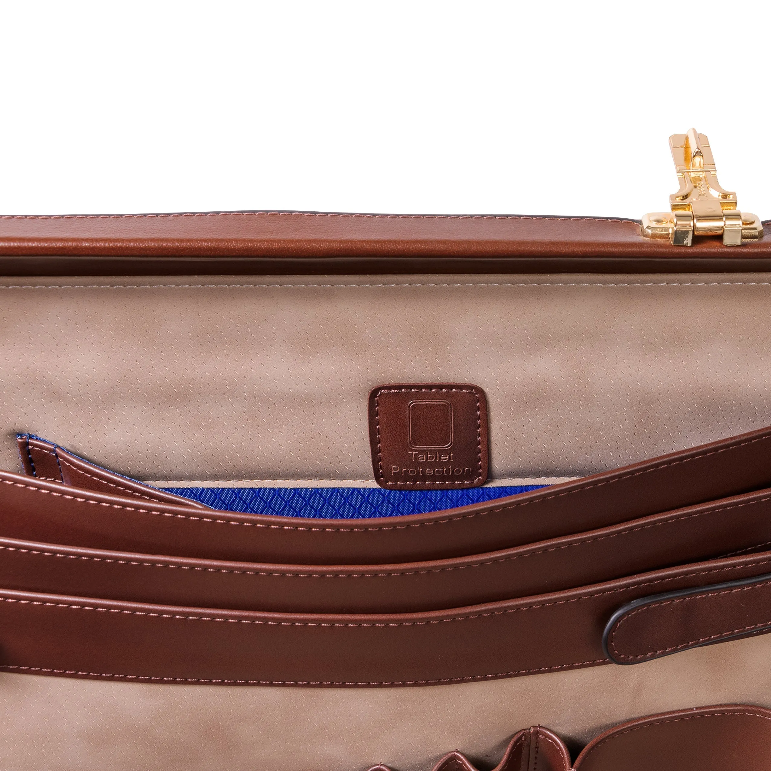 McKlein DALEY Leather 3.5" Attaché Briefcase