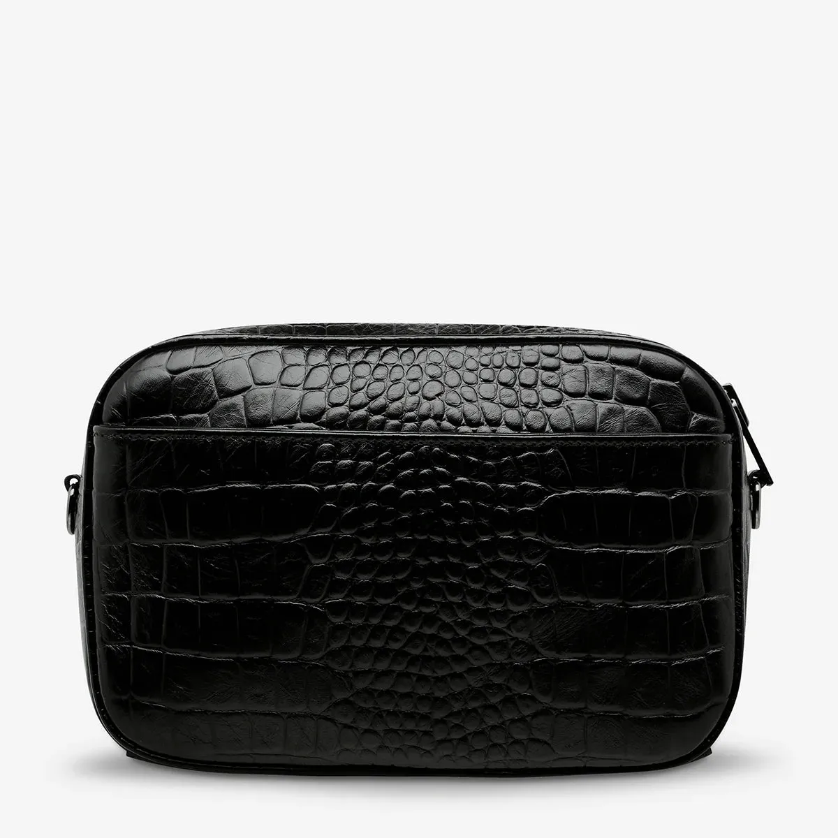 Plunder - Black Croc Emboss