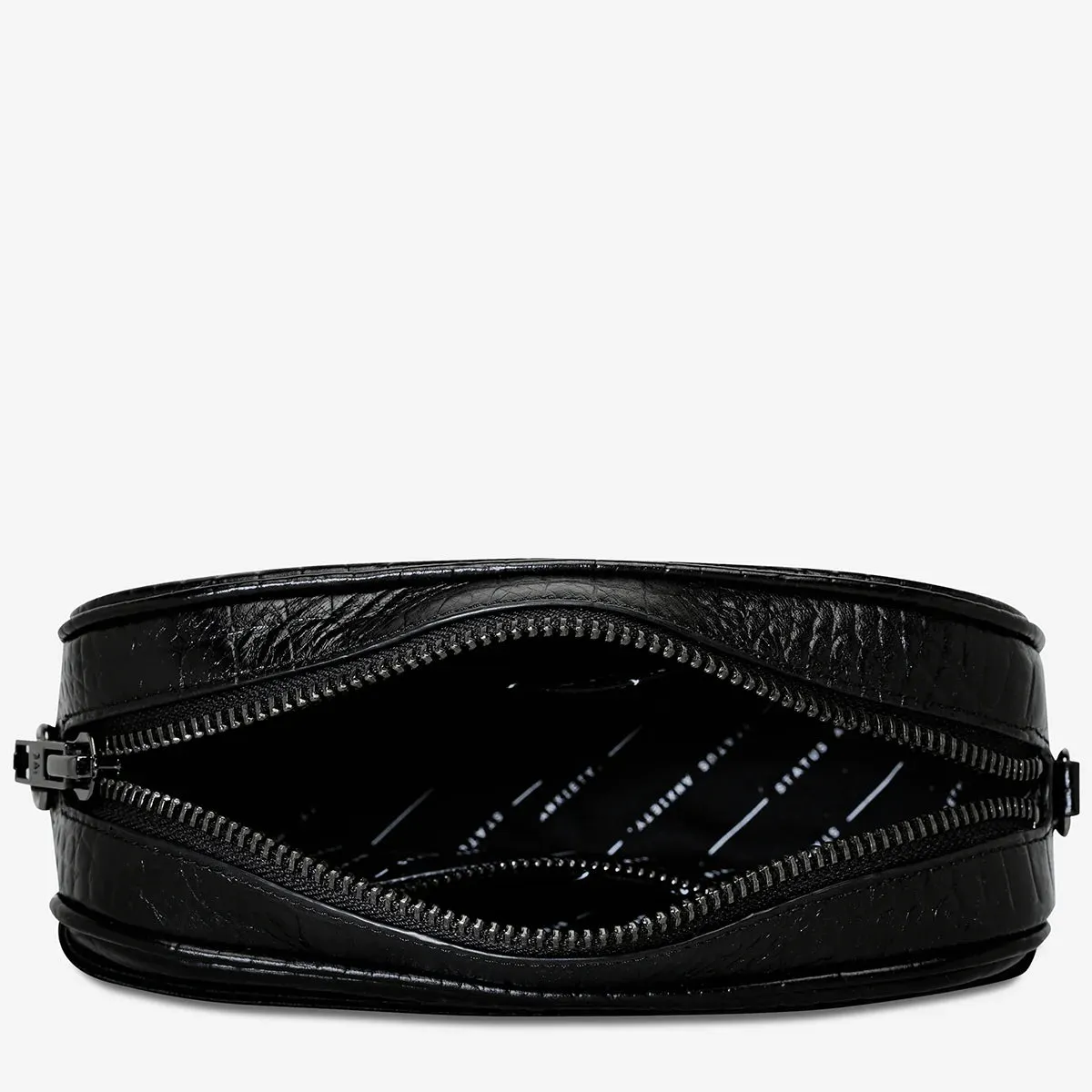 Plunder - Black Croc Emboss
