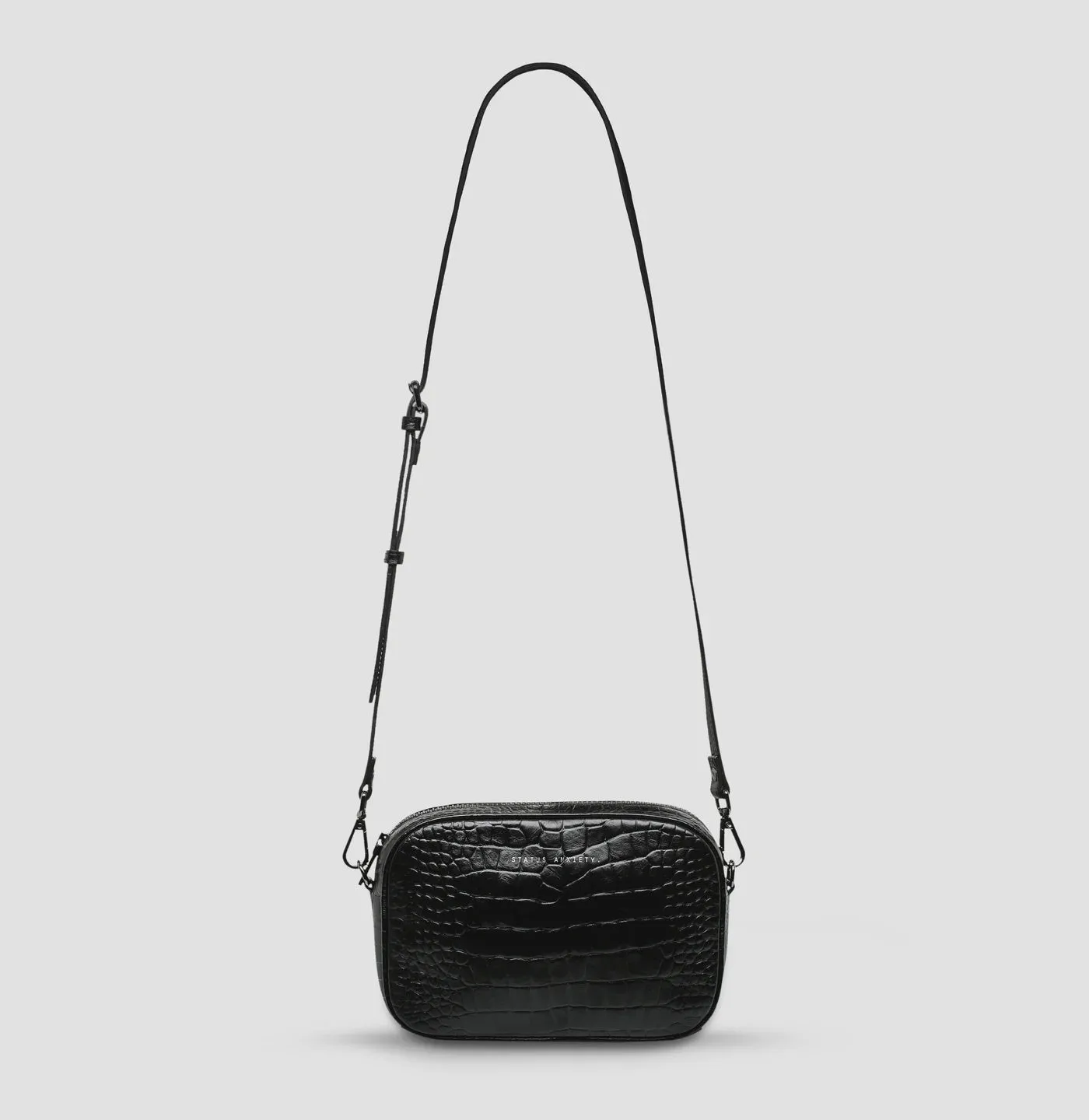 Plunder - Black Croc Emboss
