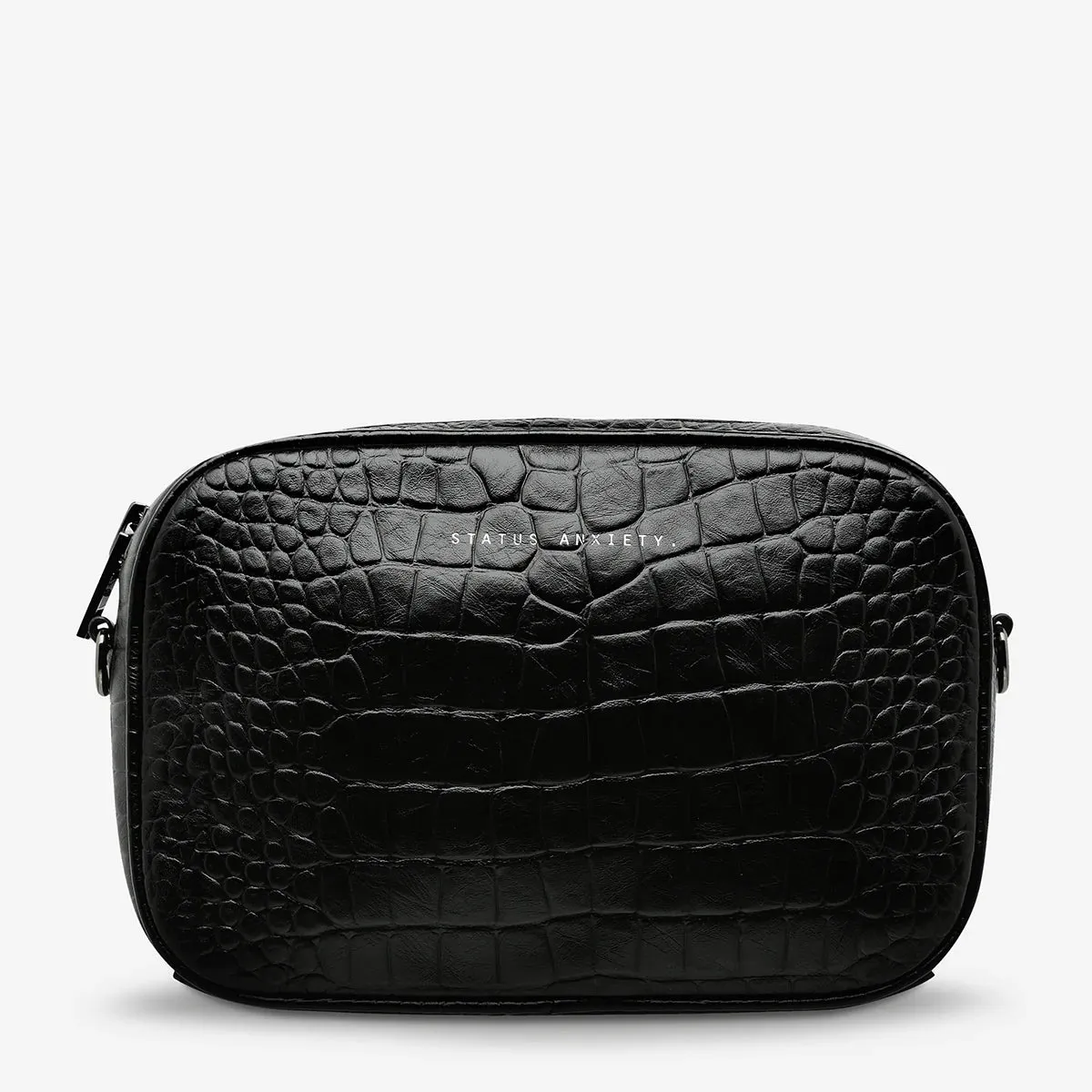 Plunder - Black Croc Emboss