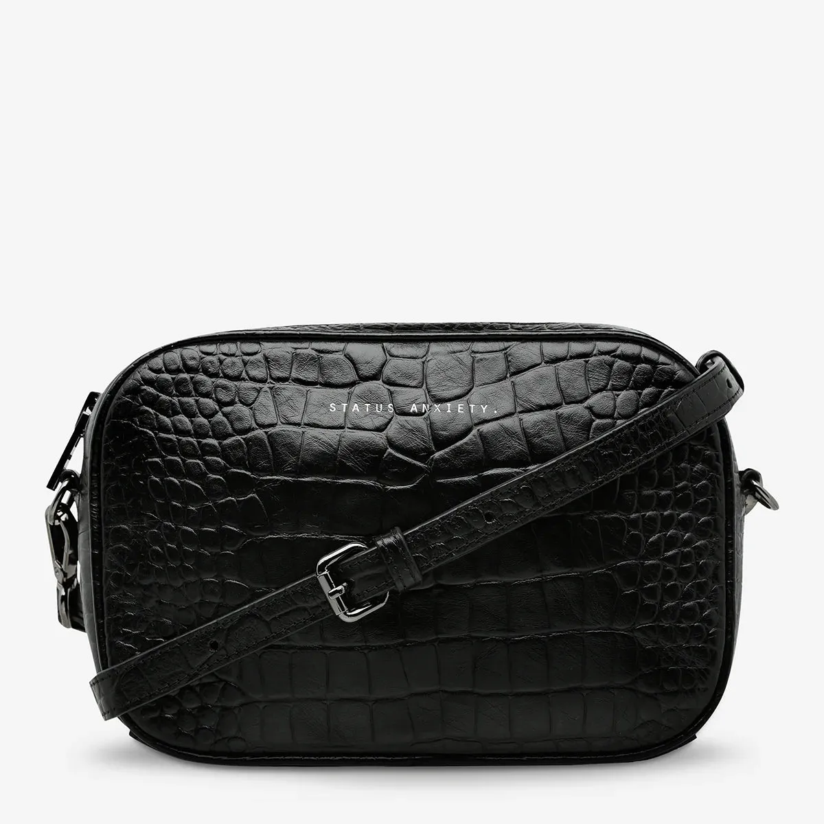 Plunder - Black Croc Emboss