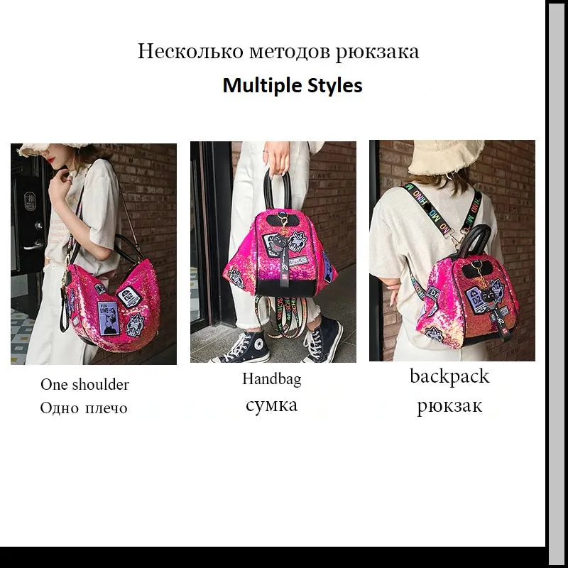 Sequin Backpack